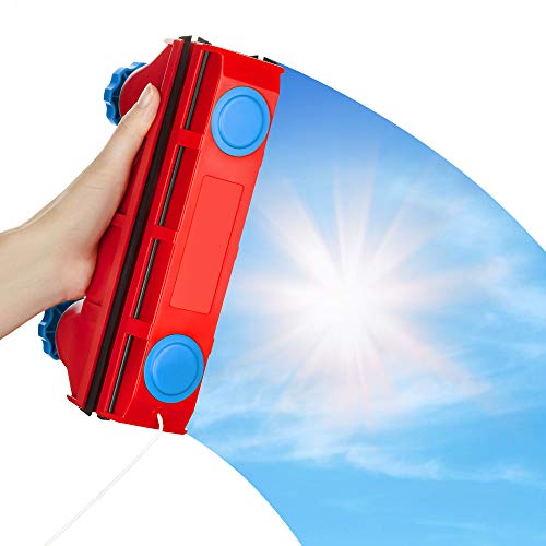 Tyroler Bright Tools - Limpiacristales Magnético The Glider D-3 AFC - Limpiador de Ventanas para Interior y Exterior | Acristalamiento Simple o Doble 2-28 mm | Potencia de Imán Ajustable