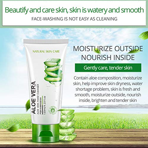 TYTOGE Limpiador Facial Aloe Vera Lavado de Cara Control de Aceite Limpieza Profunda Anti-acnes