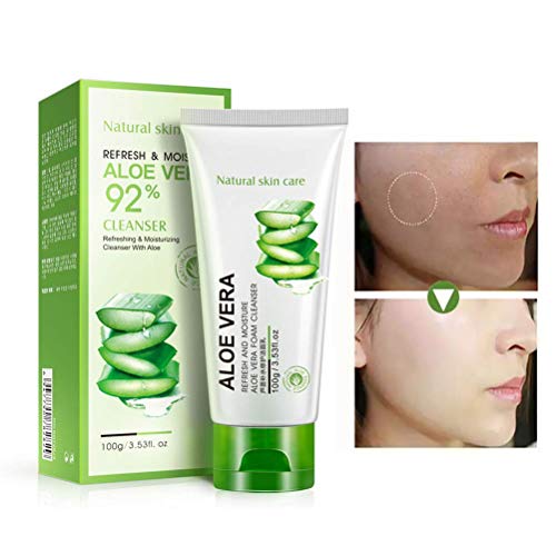 TYTOGE Limpiador Facial Aloe Vera Lavado de Cara Control de Aceite Limpieza Profunda Anti-acnes