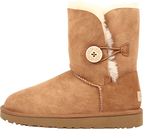 UGG Female Bailey Button II Classic Boot, Chestnut, 3 (UK)