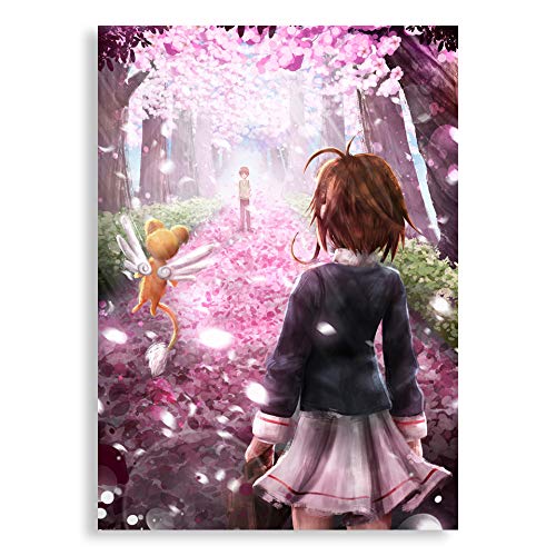 UHvEZ Animación Japonesa Variedad Sakura Sakura Rompecabezas de Madera de 1000 Piezas Juego de Rompecabezas para Adultos/niños Juguete Cerebro decoración del hogar 50x75cm