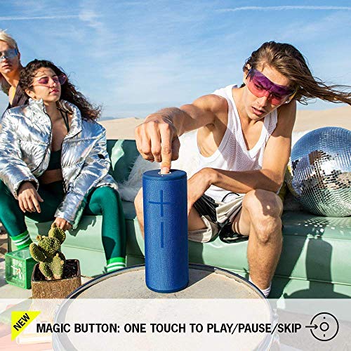Ultimate Ears Megaboom 3 Altavoz Portátil Inalámbrico Bluetooth, Graves Profundos, Impermeable, Flotante, Conexión Múltiple, Batería de 20 h, color Negro