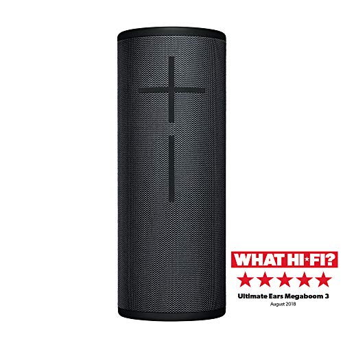 Ultimate Ears Megaboom 3 Altavoz Portátil Inalámbrico Bluetooth, Graves Profundos, Impermeable, Flotante, Conexión Múltiple, Batería de 20 h, color Negro