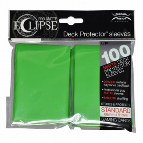 Ultra Pro UPR85606 Eclipse Standard Pro - Fundas para Tarjetas (100 Unidades), Color Verde Lima