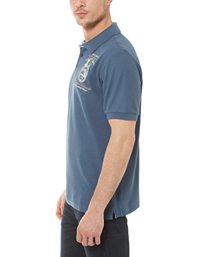 Ultrasport Fort Lauderdale Collection Polo para hombre Wadhurst, polo clásico para hombre con tres botones, ideal para el deporte y el ocio, Azul, 2XL