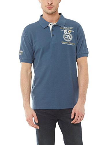 Ultrasport Fort Lauderdale Collection Polo para hombre Wadhurst, polo clásico para hombre con tres botones, ideal para el deporte y el ocio, Azul, 2XL