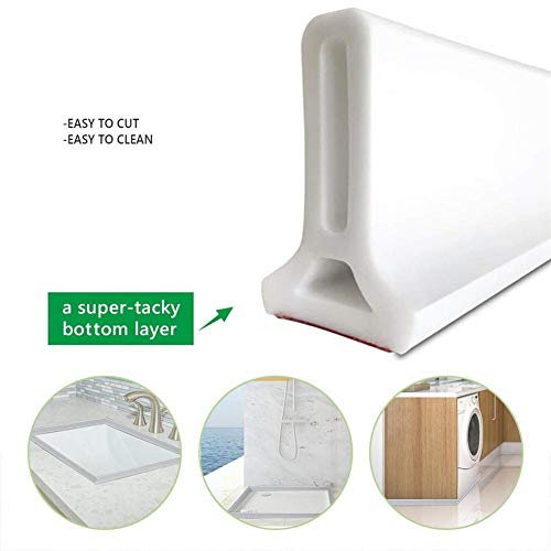 Umbral De Ducha Plegable/barrera Inundacion Para Mampara De Baño O Ducha