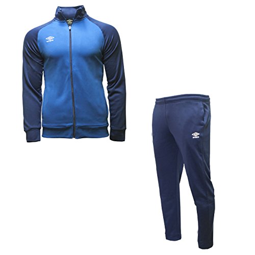 UMBRO Chándal Deportivo, Hombre, Azul, S