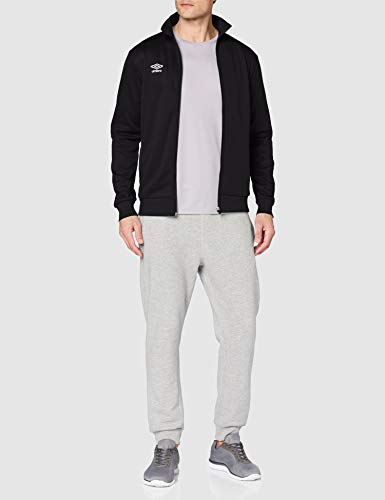 UMBRO Freedom Chaqueta, Hombre, Negro, S