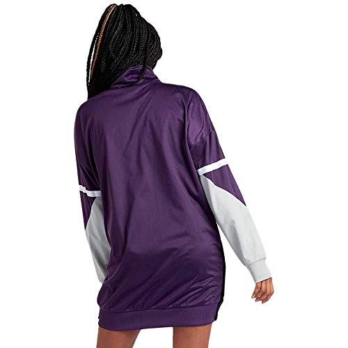 Umbro Lina Sweat Dress Vestido Informal, Morado, Gris, S para Mujer