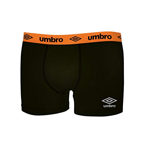 Umbro T591-1-S Talla S 2 Boxer UMBRO-Multicolor-92% poliéster 8% Elastano, Pack 2pcs T591-1, Hombre
