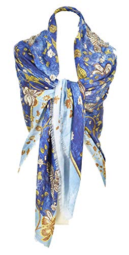 Ungaro - Chal azul de vivaldi