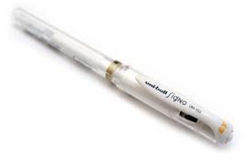 Uni-Ball Signo Broad Point Gel Impact Pen White ink-1.0 MM Value Set of 5 ï 1 ⁄ 4 ˆwith nuestra Tienda producto Original descriptionï 1 ⁄ 4 ‰ by Uni