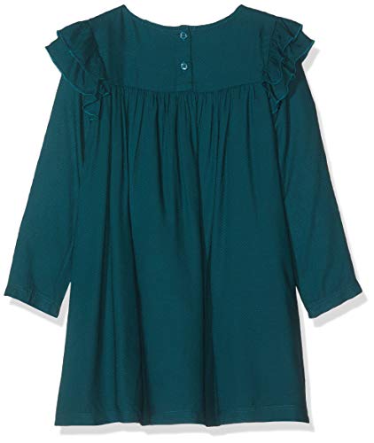 United Colors of Benetton Indigo G3 Vestido, Azul (Petrolio 1e6), 110 (Talla del Fabricante: X-Small) para Niñas