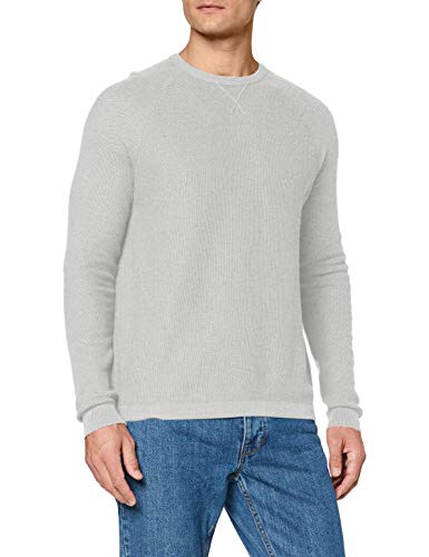 United Colors of Benetton Maglia G/c M/l Jersey, Gris (Grigio 501), X-Large para Hombre