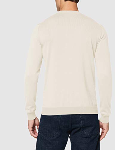 United Colors of Benetton Maglia G/c M/l Jersey, Marfil (Oatmeal 152), Small para Hombre