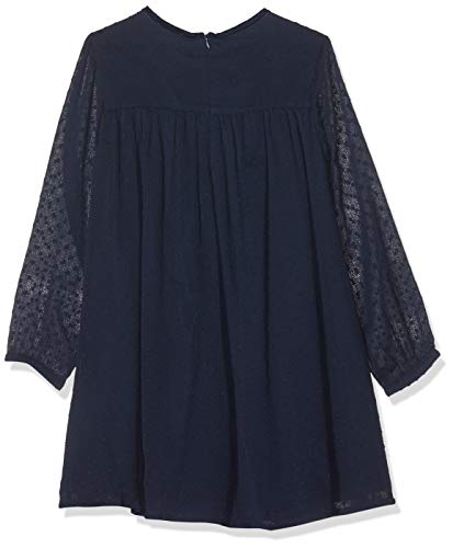 United Colors of Benetton Party G3 Vestido, Azul (BLU 901), 90 (Talla del Fabricante: 1Y) para Niñas