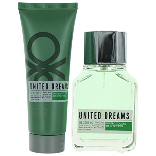 UNITED DREAMS BE STRONG OF BENETTON - Eau de Toilette Natural Spray 100 ml + After Shave Balm 75 ml