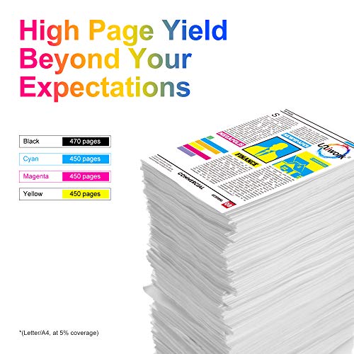 Uniwork 18XL Cartuchos de Tinta Reemplazo para Epson 18 18 XL Compatible con Epson Expression Home XP-322 XP-215 XP-205 XP-225 XP-305 XP-325 XP-422 XP-405 XP-415 XP-425 XP-315 XP-312