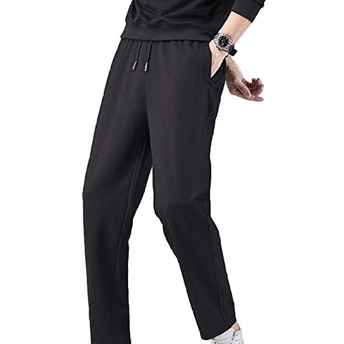 unknow CHENLUOPantalones Deportivos Pantalones Deportivos De Cintura Media De OtoñO para Hombre Pantalones Deportivos
