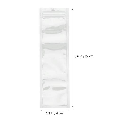 UPKOCH Bolsas Desechables De Helado Bolsa De Paletas De Hielo Bolsas para Congelador para Hacer Hielo Helados Y Chucherías Congeladas