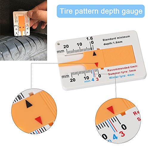 URAQT Manómetro Digital Presión Neumáticos, Manómetro Electrónico de Neumáticos, Medidor de Presión Neumáticos con Pantalla LCD Retroiluminada para Auto,Motocicleta, Bicicleta