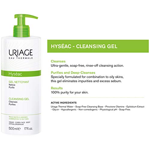 Uriage Uriage Hyseac Gel Nettoyant 500Ml - 1 Unidad