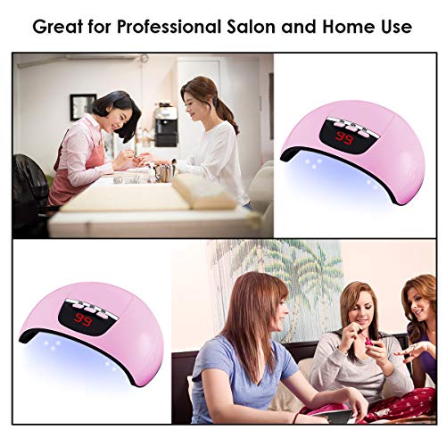 Uv Llevó La Lámpara de Uñas para Esmalte de Gel 45 W de Inducción Inteligente Usb Power Nail Lamp Professional Nailtool