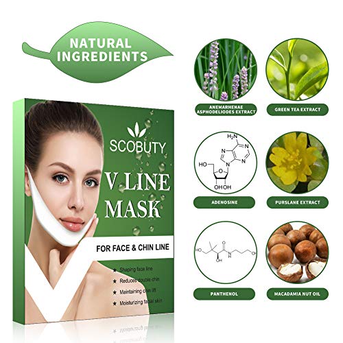 V Line Lifting Mask,V-shaped Slimming Mask,V Line Mask,V line máscara,V Máscara Facial,Máscara Facial en Forma de V, Levanta y Firme, Reduce la Papada