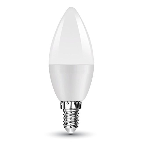 V-TAC Bombillas ZONE LED E14, 5.5W equivalente a 40W, 470 lúmenes, Color: Blanco cálido 2700K, 200° - 6 unidades