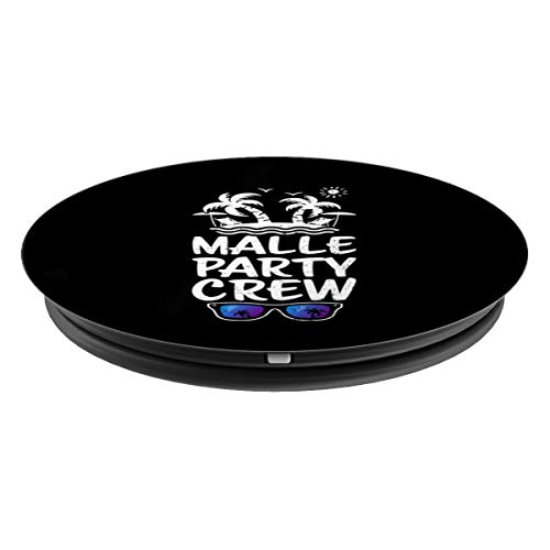 vacaciones partido: Malle Party Crew - Mallorca PopSockets Agarre y Soporte para Teléfonos y Tabletas