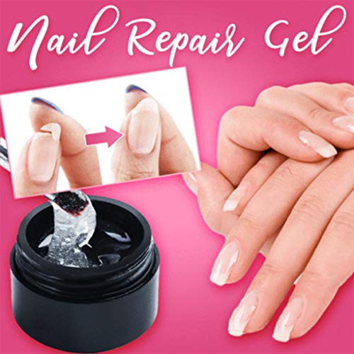 VAILANG Gel reparador de uñas agrietadas Uñas rotas Pegamento de Tratamiento Productos para el Cuidado de la cutícula rápida