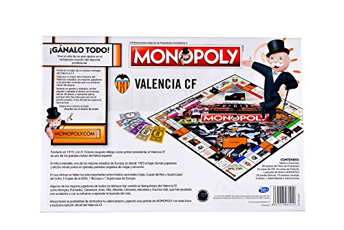 Valencia CF Monopoly (81410), Multicolor, Ninguna
