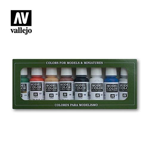 Vallejo Wargames Basics - Set de pintura acrílica (8 unidades, 17 ml) multicolor