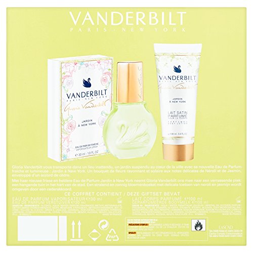 Vanderbilt caja con jardín de nueva york, Eau de Parfum 30 ml + Leche perfumada 100 ml