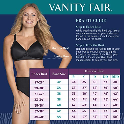 Vanity Fair Women’s Beauty Back Full Figure Wirefree Bra 71380