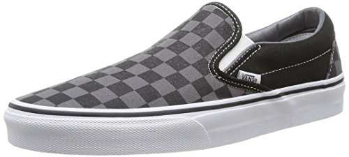 Vans Classic Slip-On, Zapatillas Unisex, Blanco (Black/Pewter Ch), 37 EU