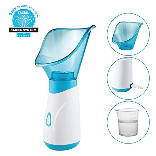 Vaporizador Facial VAPFA, Sauna Spa facial para Limpieza profunda, Abre Poros, Espinillas y Elimina impurezas, Sauna Vapor hidratante con Inhalador para Boca y Nariz.