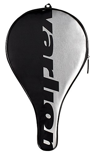 Varlion Funda LW - Funda de palas de pádel, Unisex Adulto, palas de forma redonda, Negro/Plata