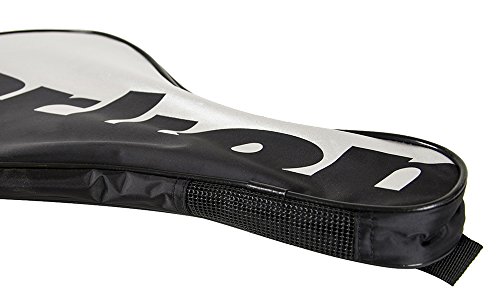 Varlion Funda LW - Funda de palas de pádel, Unisex Adulto, palas de forma redonda, Negro/Plata