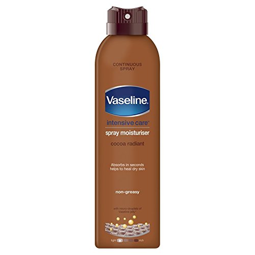 Vaseline Spray and Go Hidratante Corporal, Cacao , 190 ml