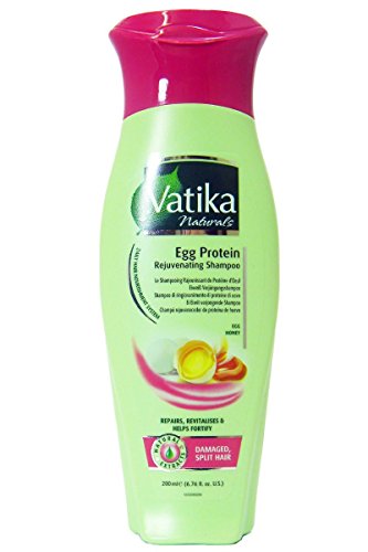 Vatika Naturals - Champú rejuvenecedor con proteínas de huevo - 200 ml - Pack de 2 unidades