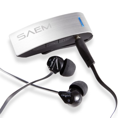 Veho SAEM - Accesorio para dispositivos portátil (Bluetooth, Negro, Plata, 120 mAh)