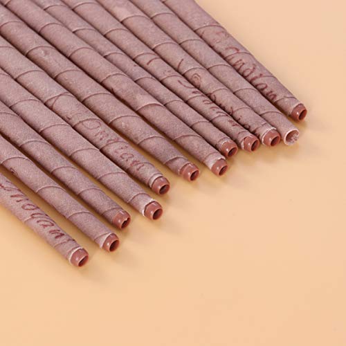 Velas de cera de abeja para todos los oídos, 100% orgánicas, no tóxicas, con fragancia de cilindros huecos, 12 unidades