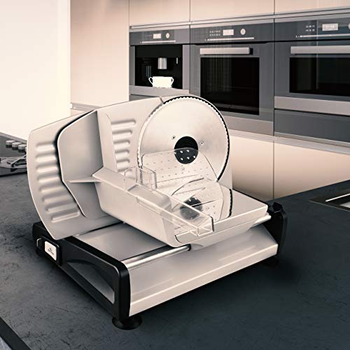 Venga! VG AS 3003 - Cortafiambres universal de acero inoxidable, metal y plástico (plateado)