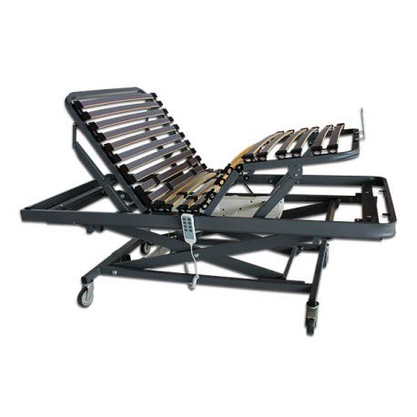 Ventadecolchones - Camas Articuladas Geriátrica de Hospital con Carro Elevador Medida 90 x 190 cm