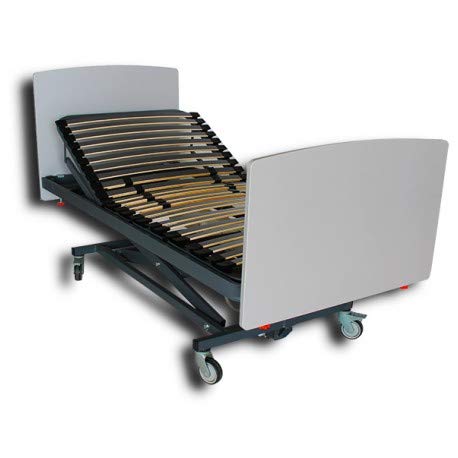 Ventadecolchones - Camas Articuladas Geriátrica de Hospital con Carro Elevador Medida 90 x 190 cm