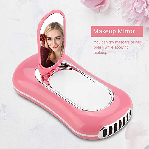 Ventilador de pestañas, secador de pestañas, multifunción para maquillador casero(Red)