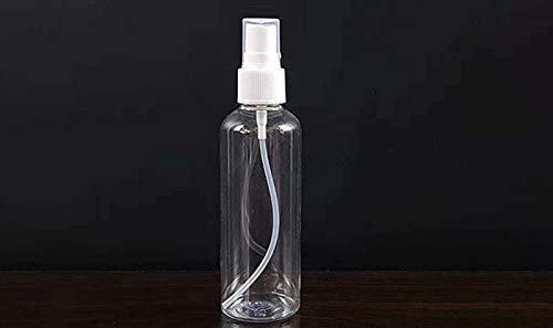 Veperain 50ml Transparente Botella de Spray Plástico, Botellas de Pulverización de Plástico con Atomizador para Maquillaje, Perfume, Prueba, de Viaje(Juego de 5)
