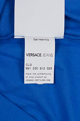 Versace Jeans - Camiseta Hombre B3GOA780 Blue Jersey COT Mars L